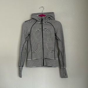 Lulu lemon striped scuba jacket